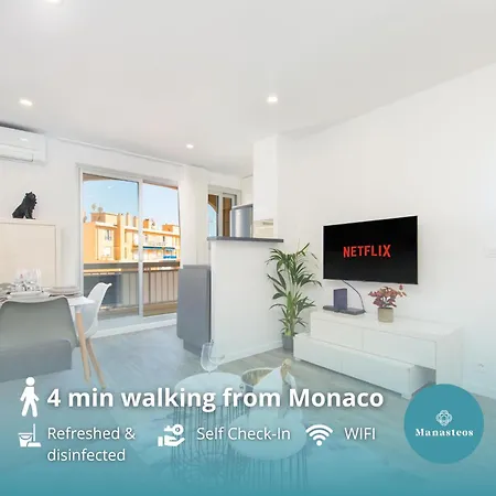 Apartment Monaco A Pied - Spacieux - Balcon - Ca *